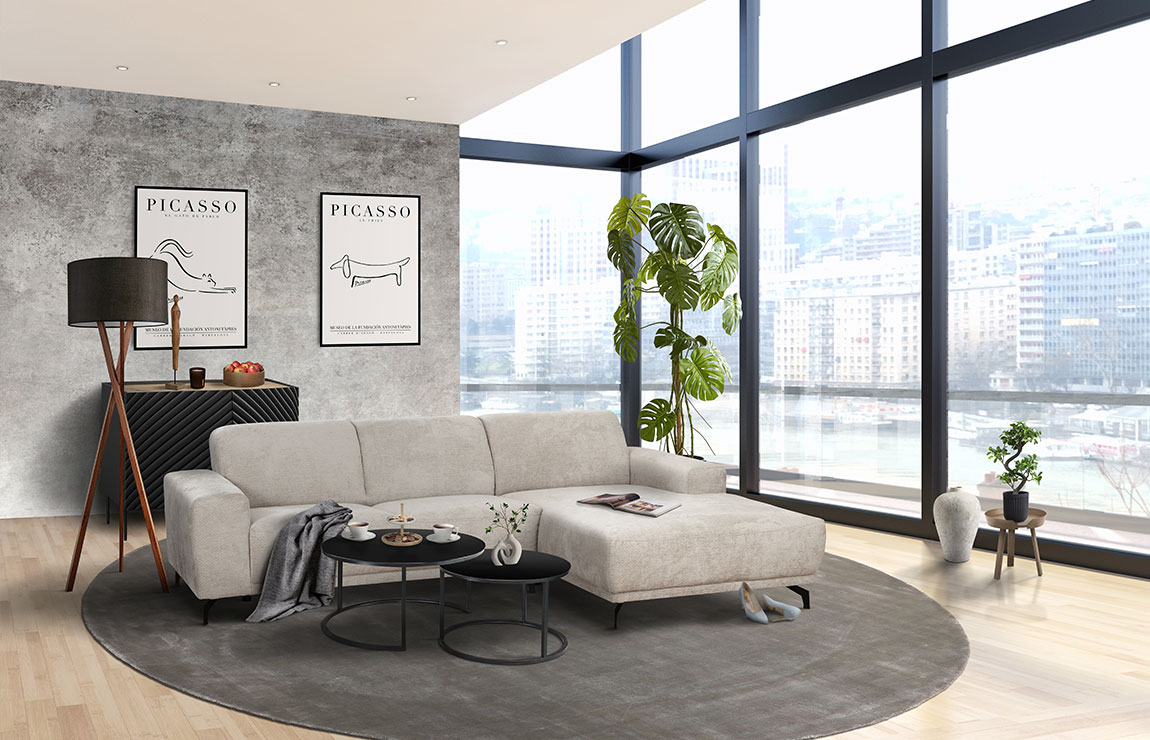 Salon Stan met longchair